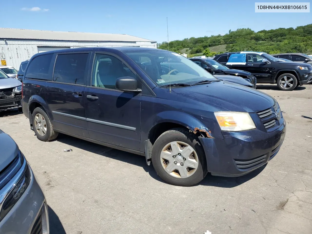 2008 Dodge Grand Caravan Se VIN: 1D8HN44HX8B106615 Lot: 66357734