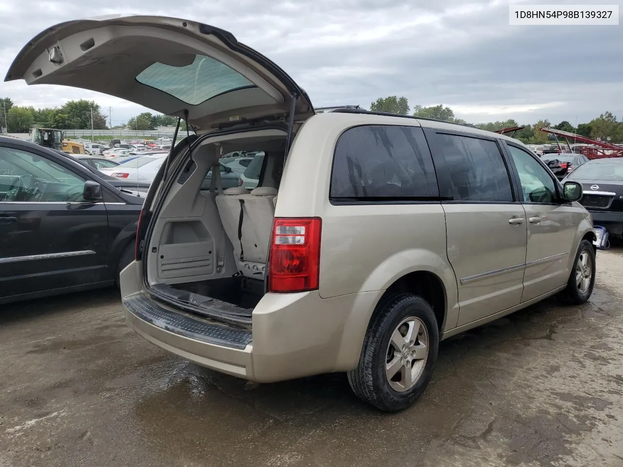 2008 Dodge Grand Caravan Sxt VIN: 1D8HN54P98B139327 Lot: 66965214