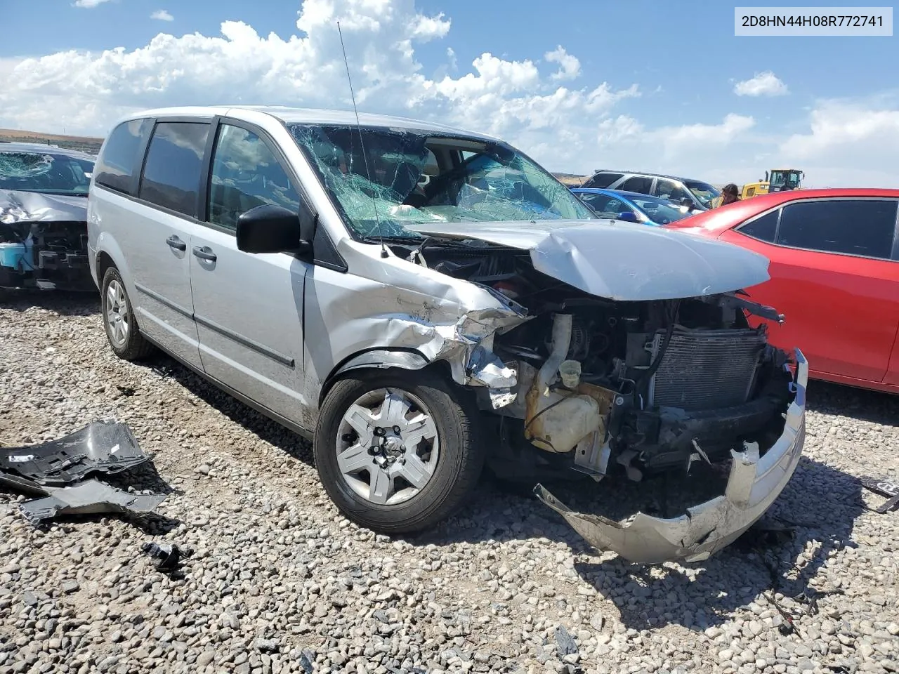 2008 Dodge Grand Caravan Se VIN: 2D8HN44H08R772741 Lot: 67378194