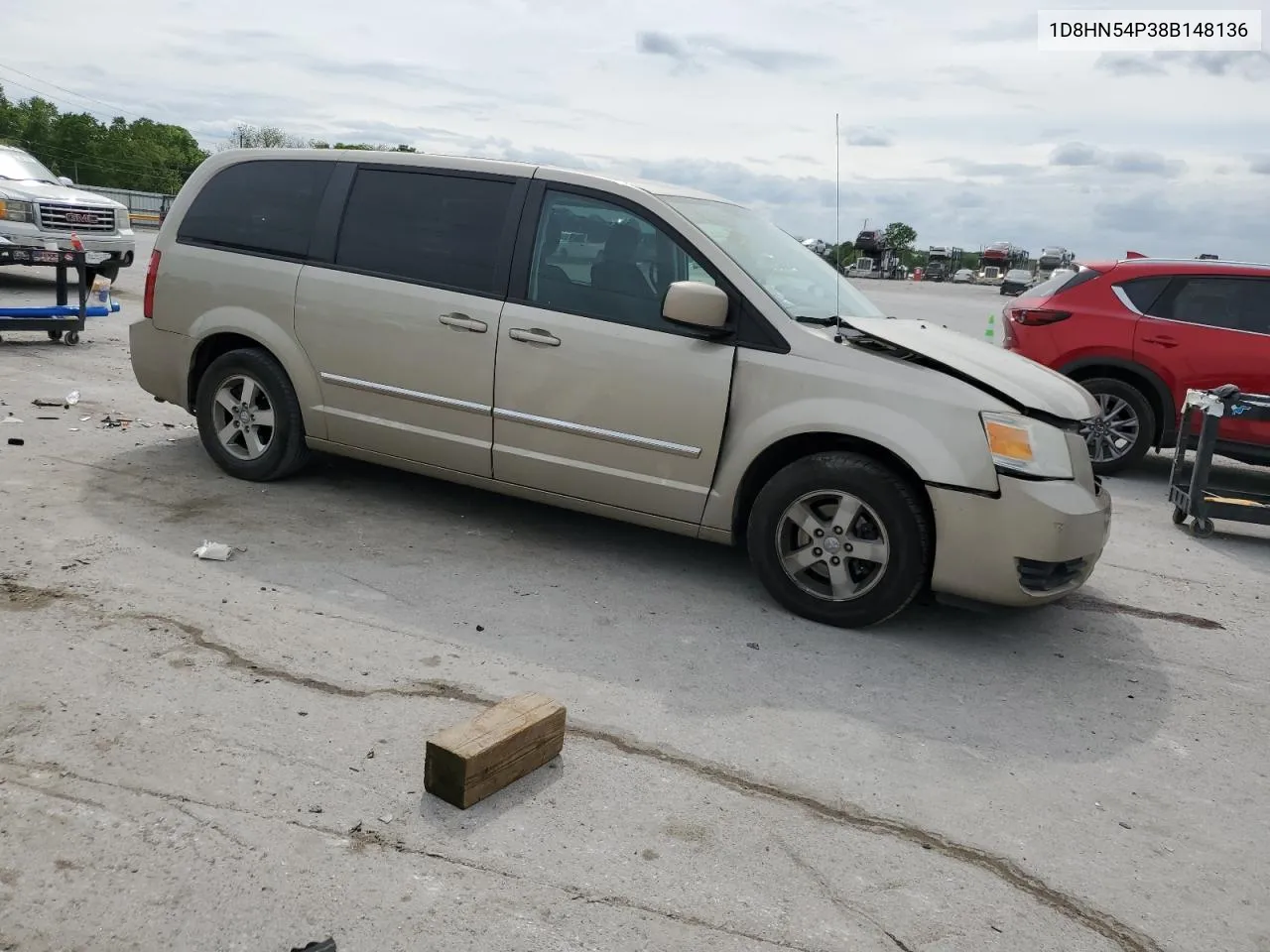 1D8HN54P38B148136 2008 Dodge Grand Caravan Sxt