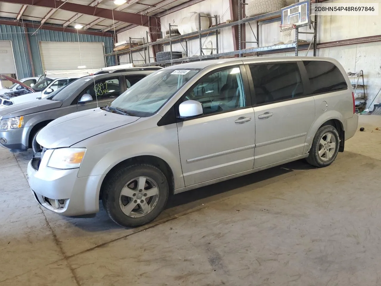 2008 Dodge Grand Caravan Sxt VIN: 2D8HN54P48R697846 Lot: 67763004