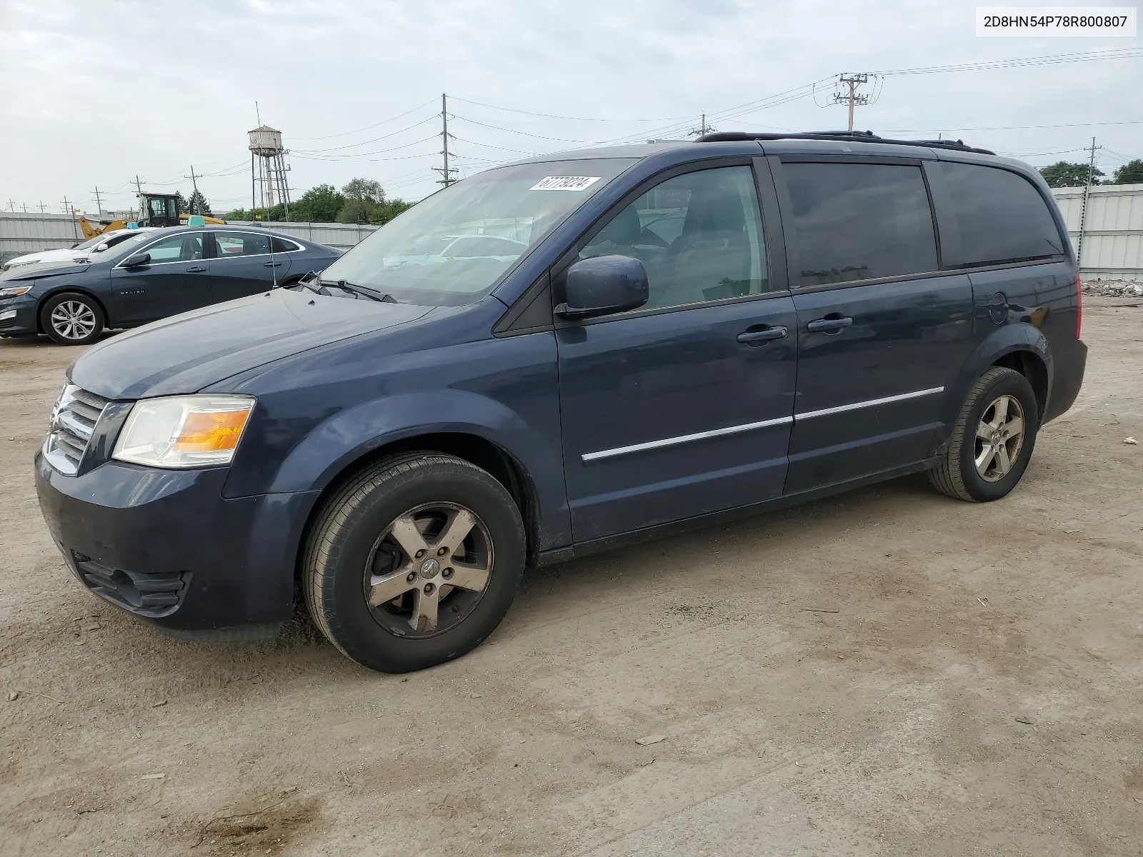 2008 Dodge Grand Caravan Sxt VIN: 2D8HN54P78R800807 Lot: 67779224