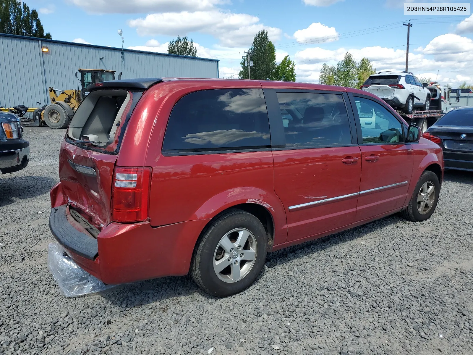 2D8HN54P28R105425 2008 Dodge Grand Caravan Sxt