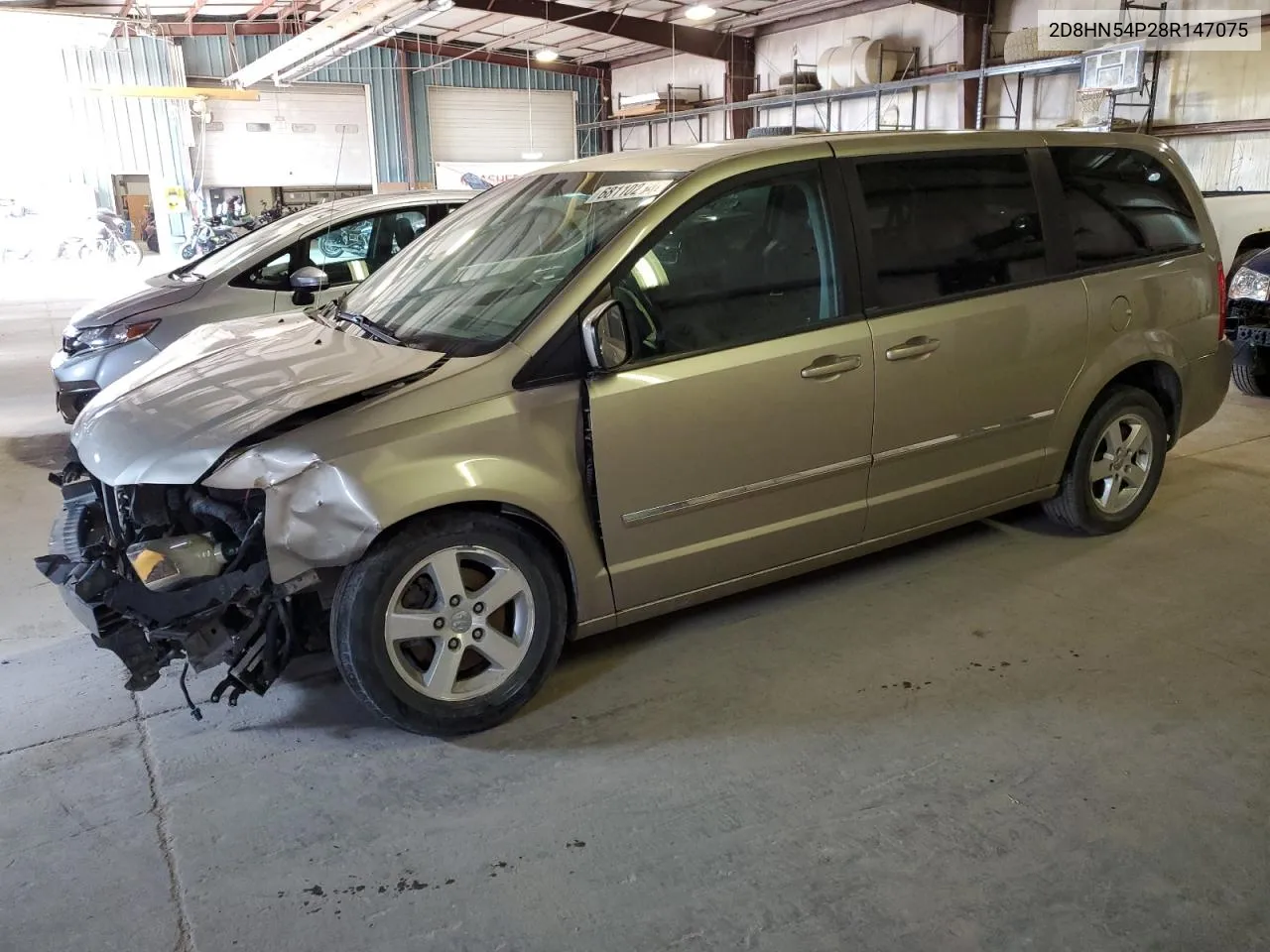 2008 Dodge Grand Caravan Sxt VIN: 2D8HN54P28R147075 Lot: 68110264