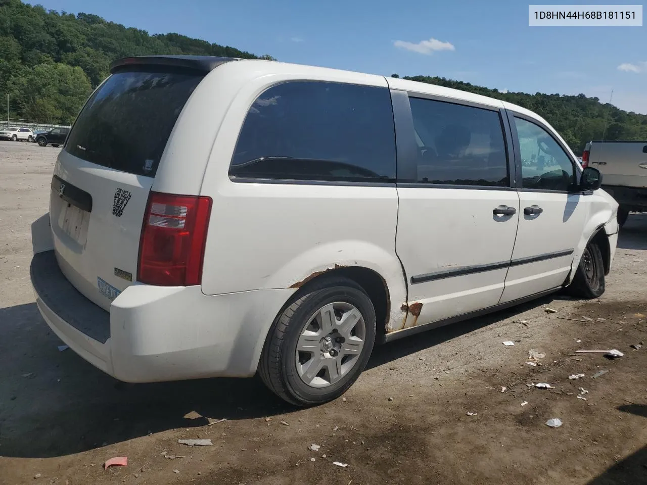 1D8HN44H68B181151 2008 Dodge Grand Caravan Se