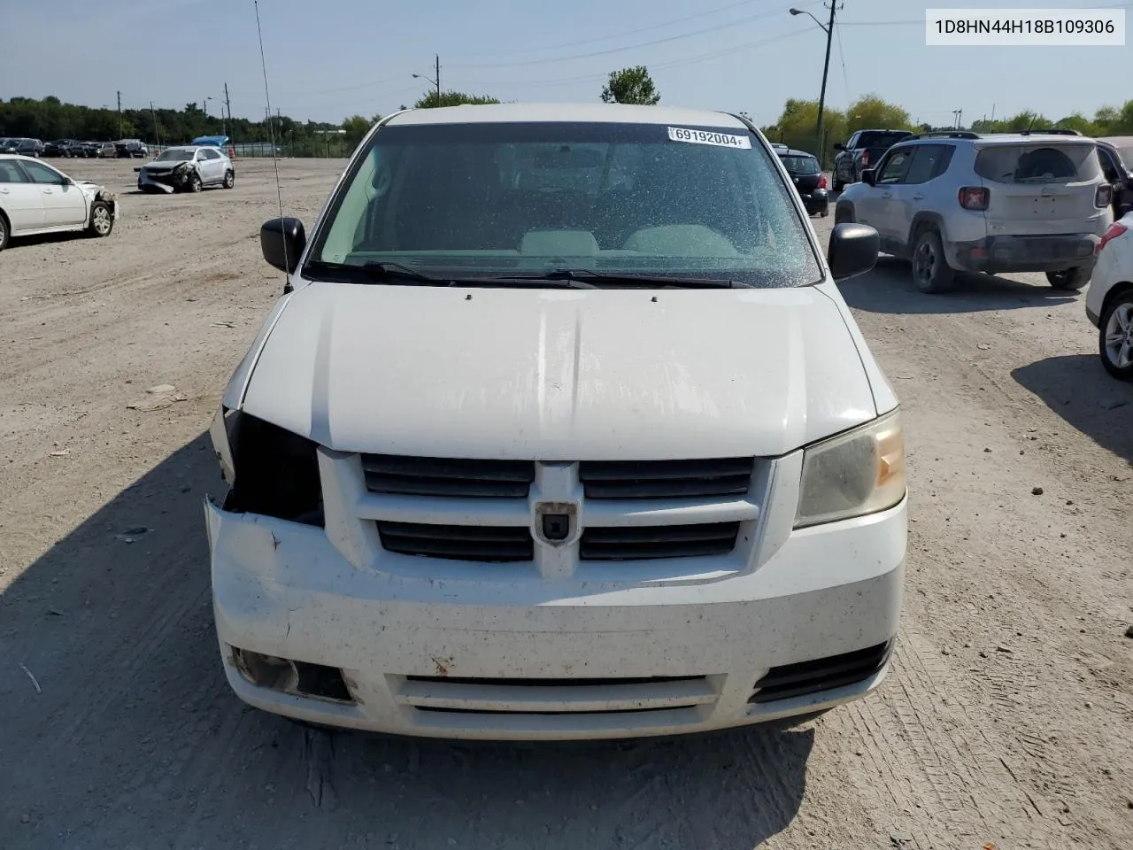 2008 Dodge Grand Caravan Se VIN: 1D8HN44H18B109306 Lot: 69192004