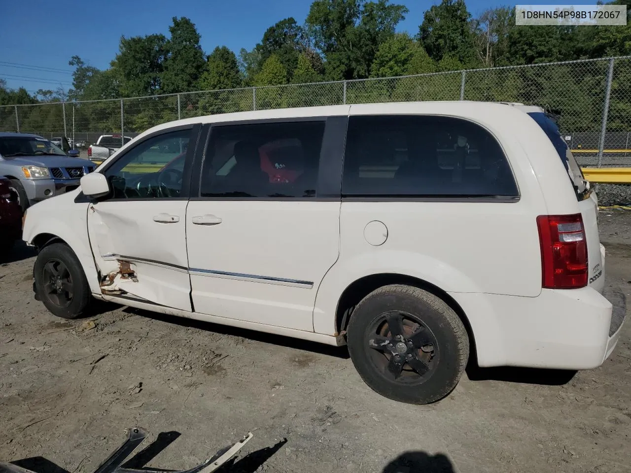 2008 Dodge Grand Caravan Sxt VIN: 1D8HN54P98B172067 Lot: 69868494