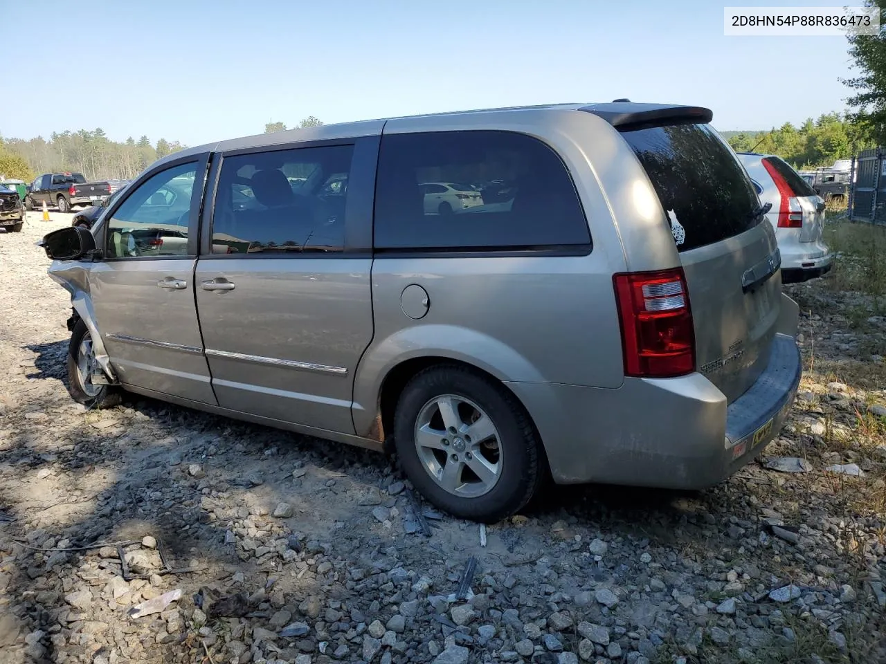 2D8HN54P88R836473 2008 Dodge Grand Caravan Sxt