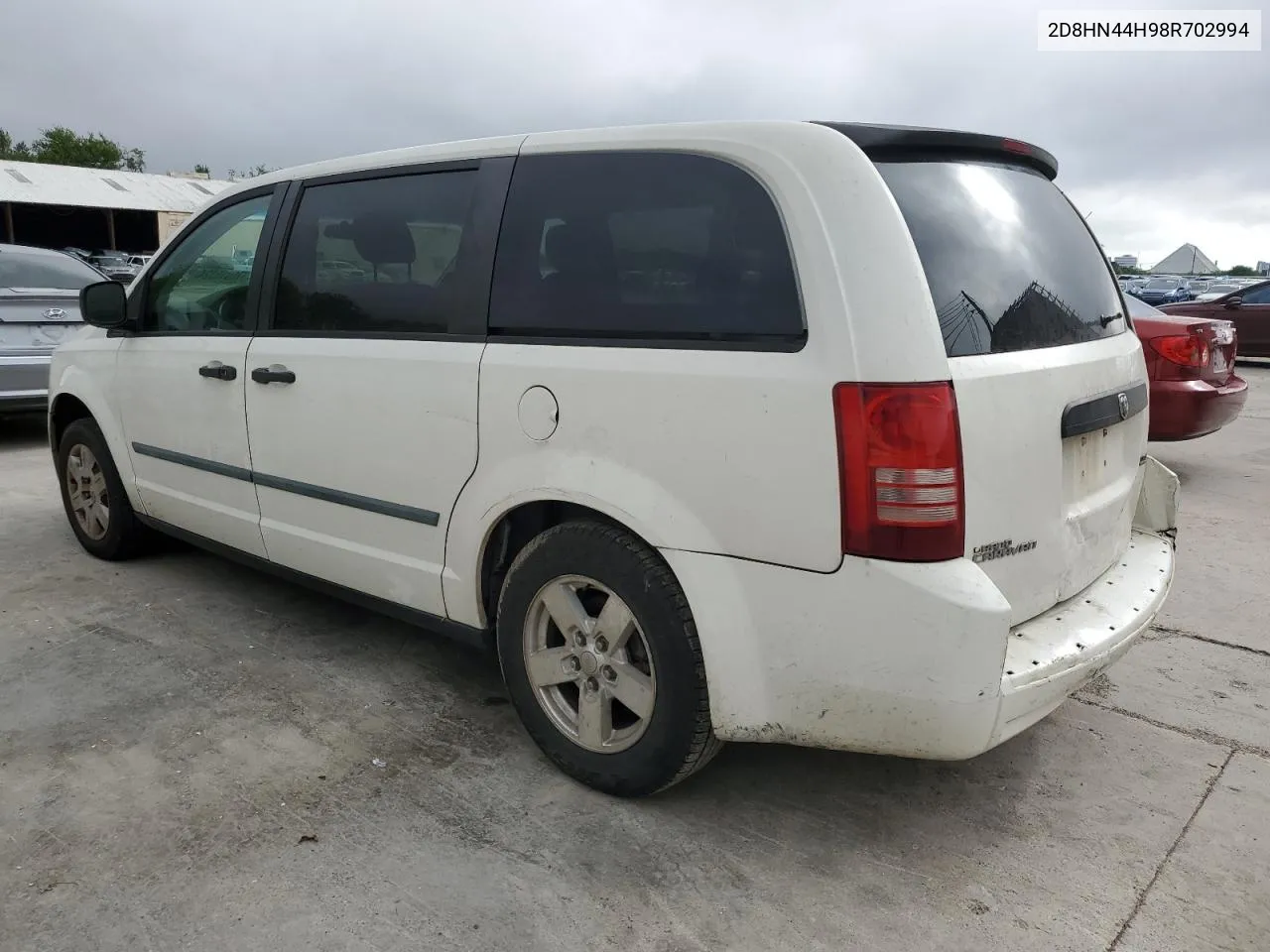 2008 Dodge Grand Caravan Se VIN: 2D8HN44H98R702994 Lot: 70015324