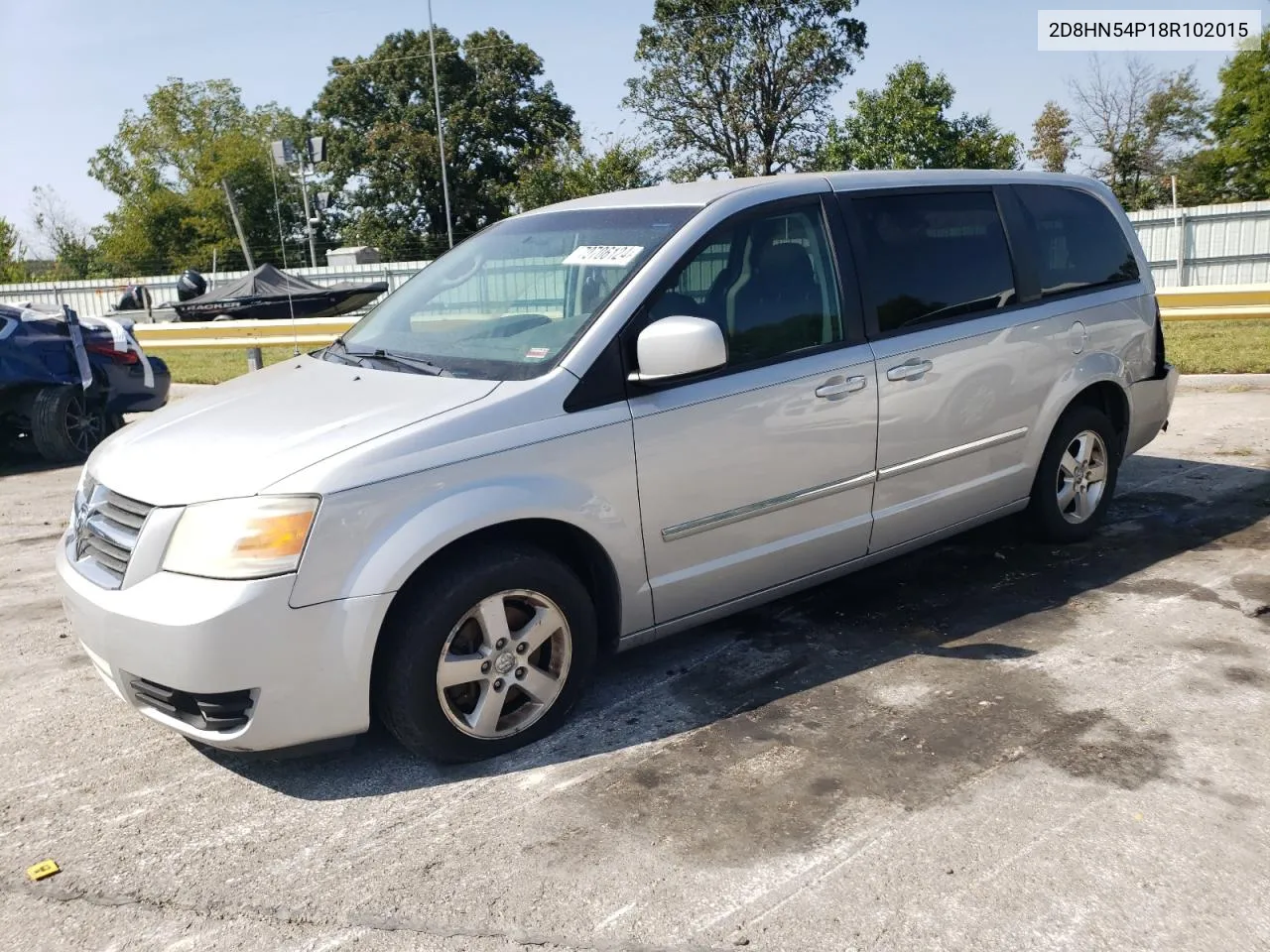 2008 Dodge Grand Caravan Sxt VIN: 2D8HN54P18R102015 Lot: 70706124