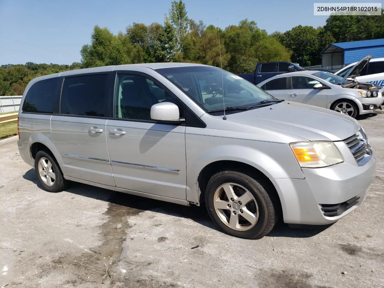 2008 Dodge Grand Caravan Sxt VIN: 2D8HN54P18R102015 Lot: 70706124