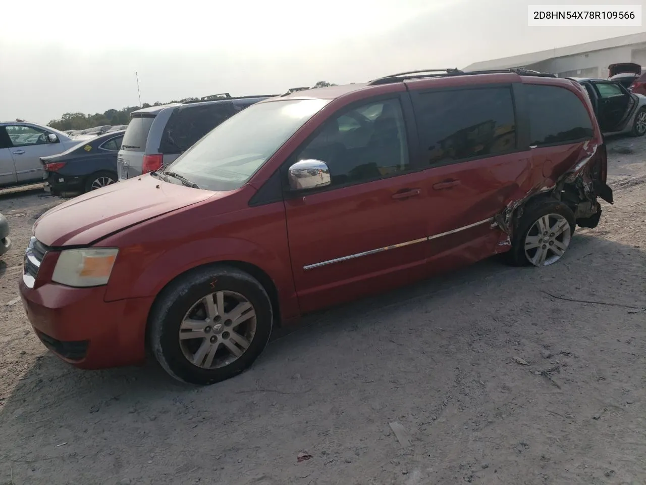 2008 Dodge Grand Caravan Sxt VIN: 2D8HN54X78R109566 Lot: 71172924