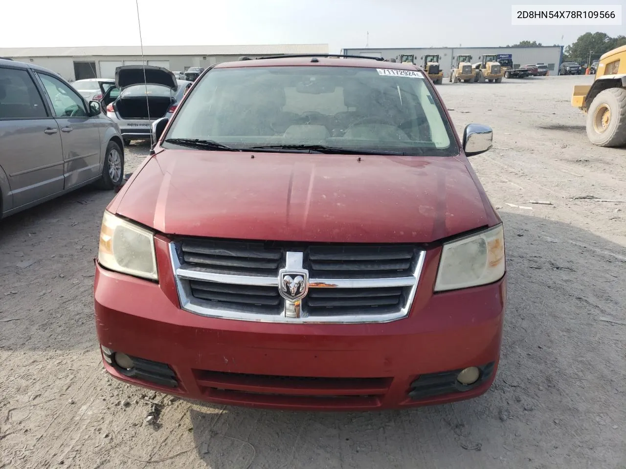 2008 Dodge Grand Caravan Sxt VIN: 2D8HN54X78R109566 Lot: 71172924