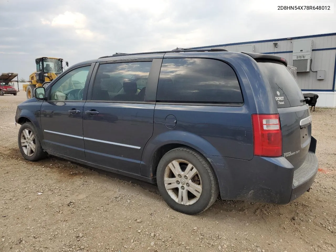 2008 Dodge Grand Caravan Sxt VIN: 2D8HN54X78R648012 Lot: 71233914