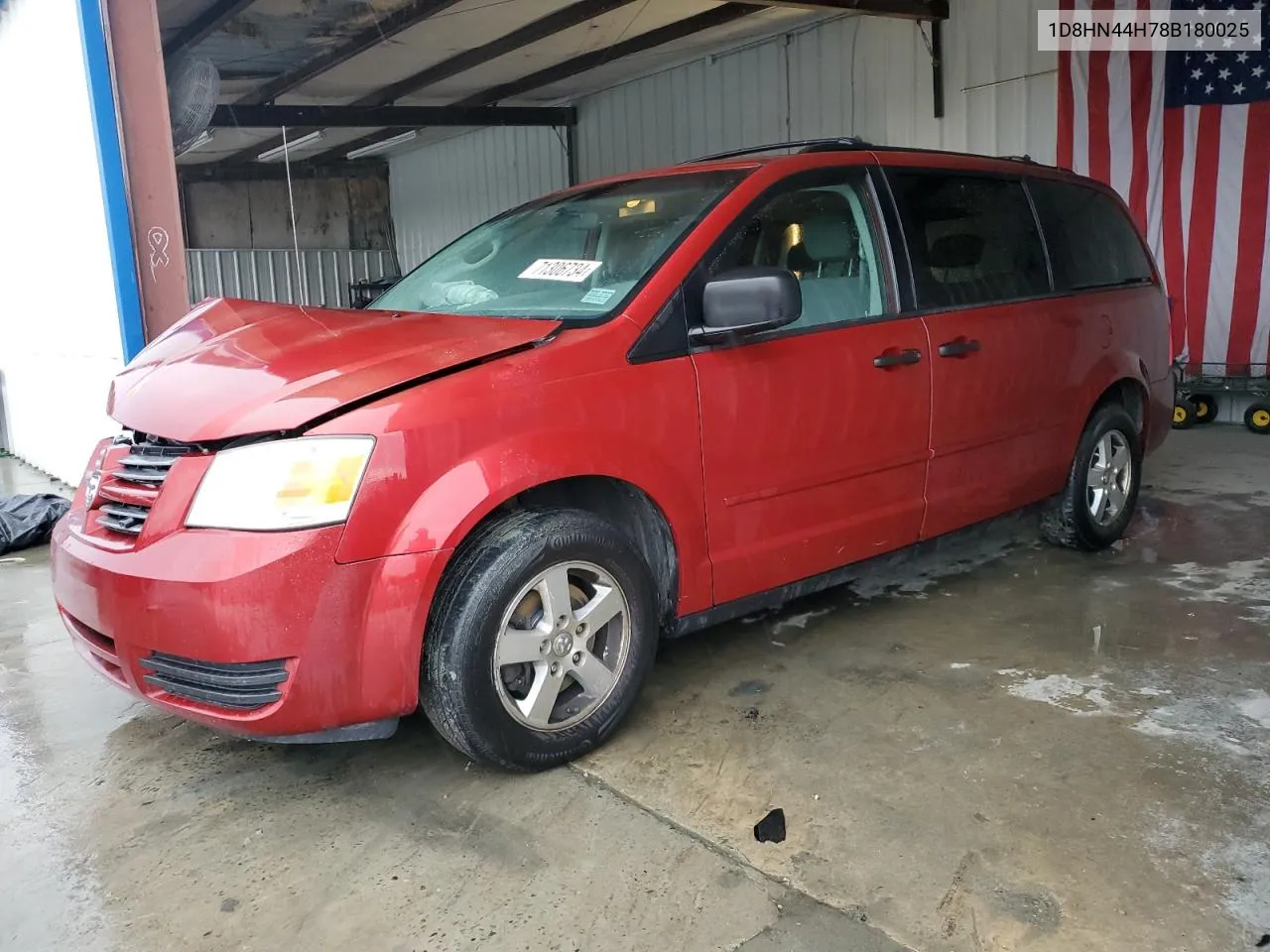 2008 Dodge Grand Caravan Se VIN: 1D8HN44H78B180025 Lot: 71306734