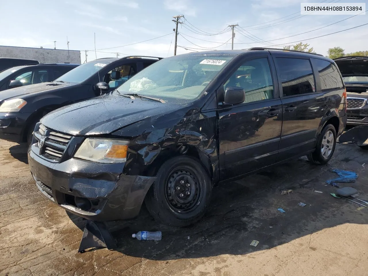 2008 Dodge Grand Caravan Se VIN: 1D8HN44H08B153894 Lot: 71676024