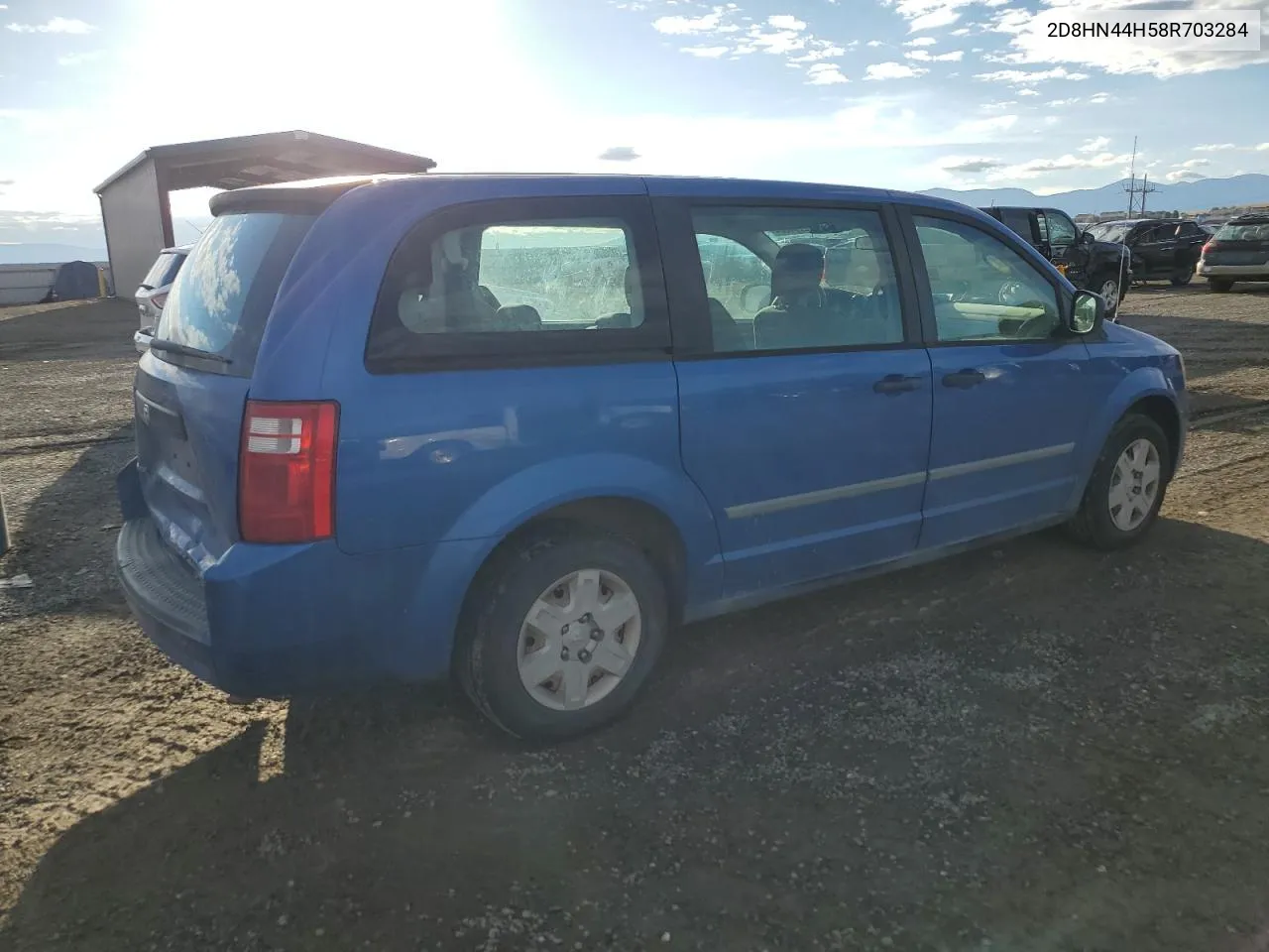 2008 Dodge Grand Caravan Se VIN: 2D8HN44H58R703284 Lot: 72264804