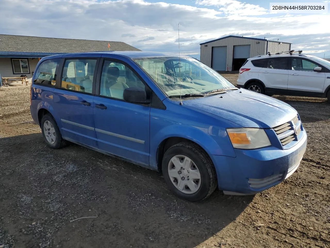 2008 Dodge Grand Caravan Se VIN: 2D8HN44H58R703284 Lot: 72264804