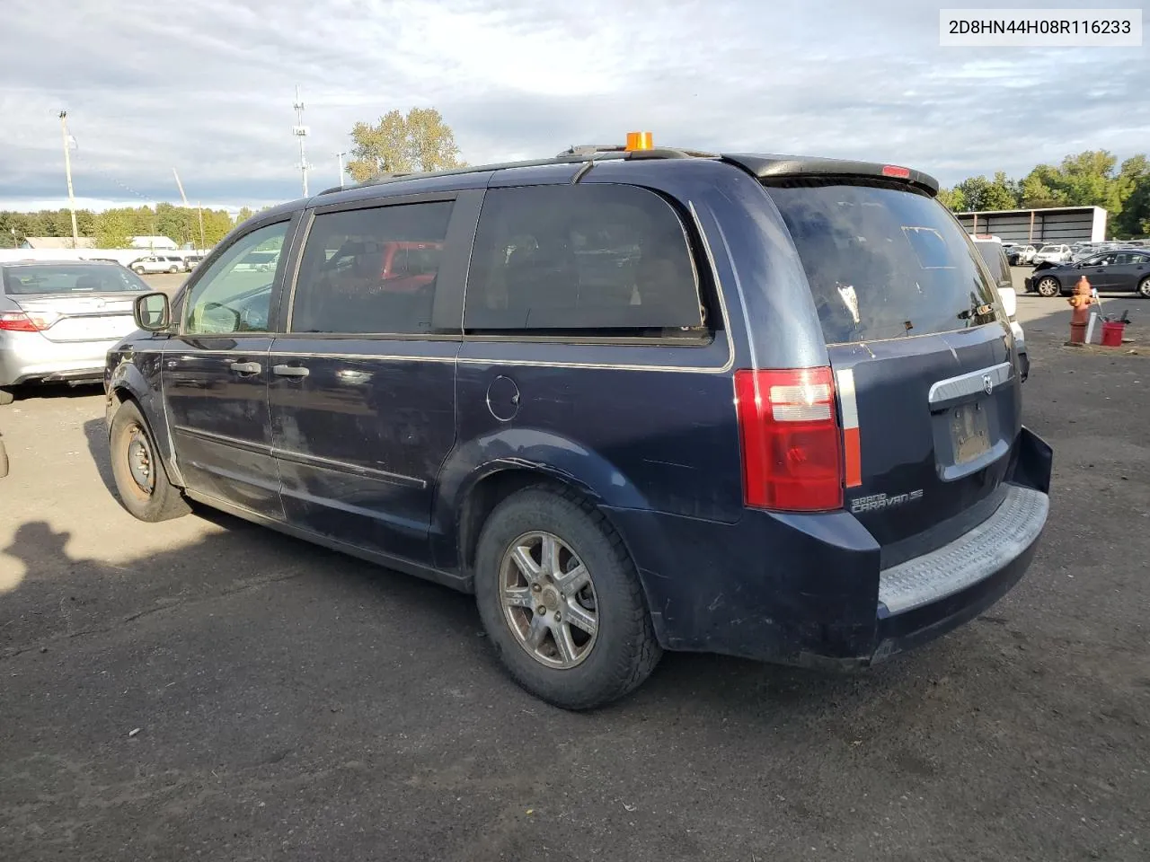 2008 Dodge Grand Caravan Se VIN: 2D8HN44H08R116233 Lot: 72634854