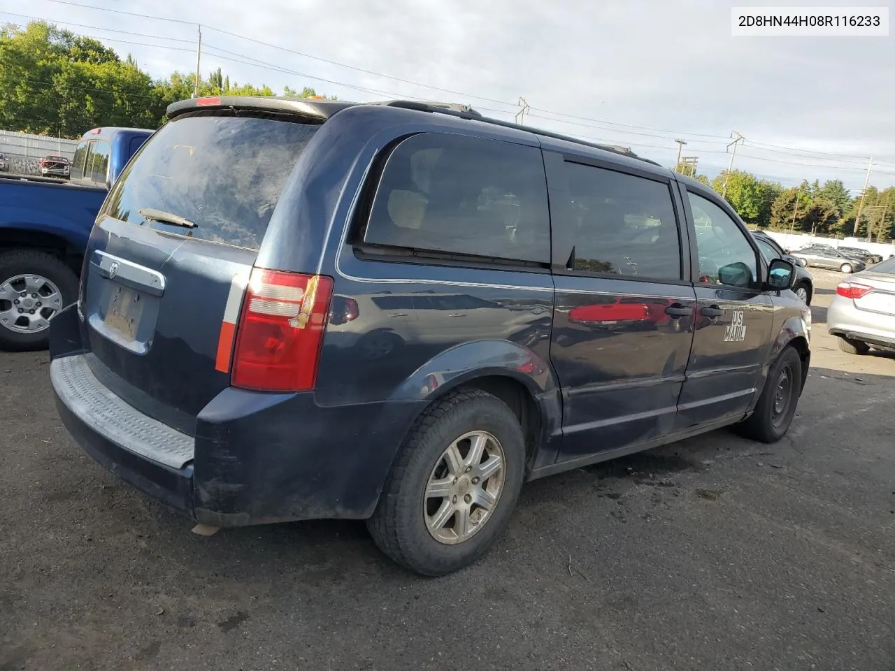 2D8HN44H08R116233 2008 Dodge Grand Caravan Se