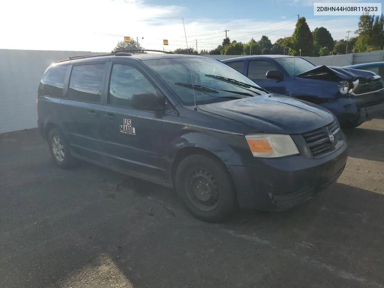 2D8HN44H08R116233 2008 Dodge Grand Caravan Se