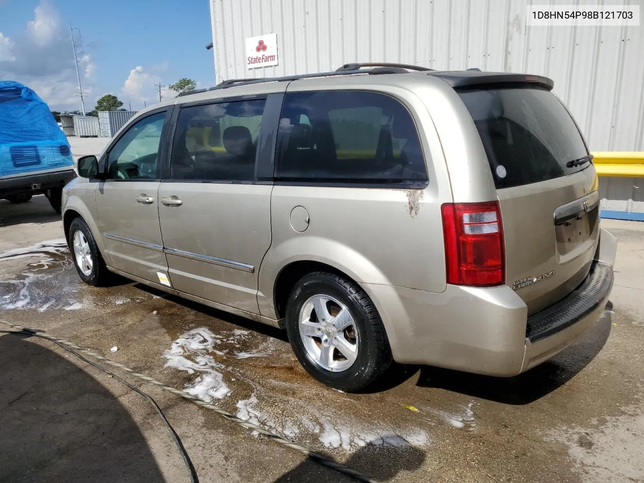 2008 Dodge Grand Caravan Sxt VIN: 1D8HN54P98B121703 Lot: 72790014