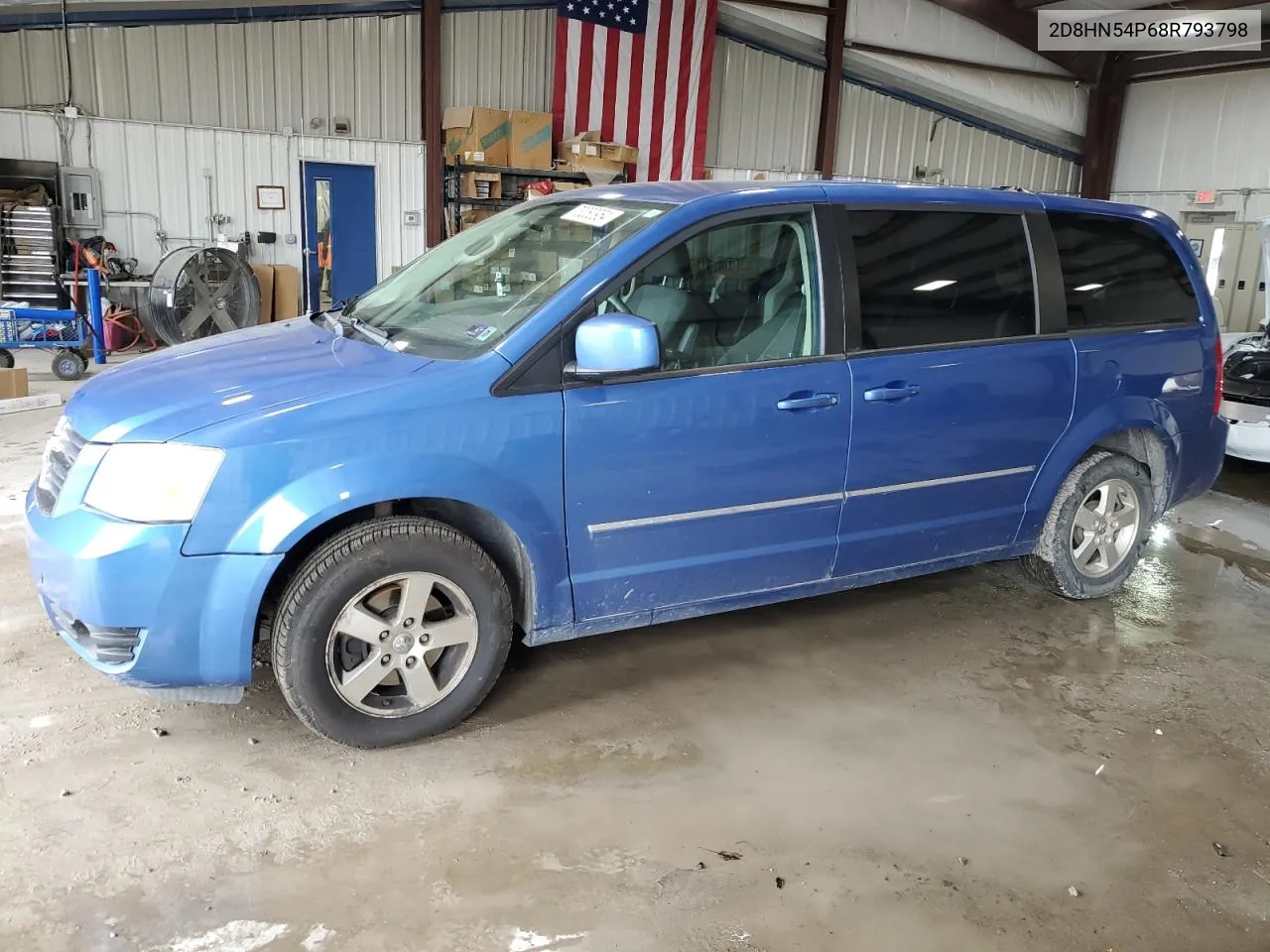 2008 Dodge Grand Caravan Sxt VIN: 2D8HN54P68R793798 Lot: 73280954