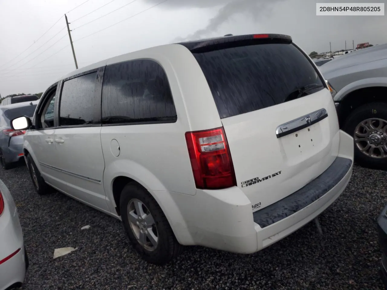 2008 Dodge Grand Caravan Sxt VIN: 2D8HN54P48R805205 Lot: 73860734