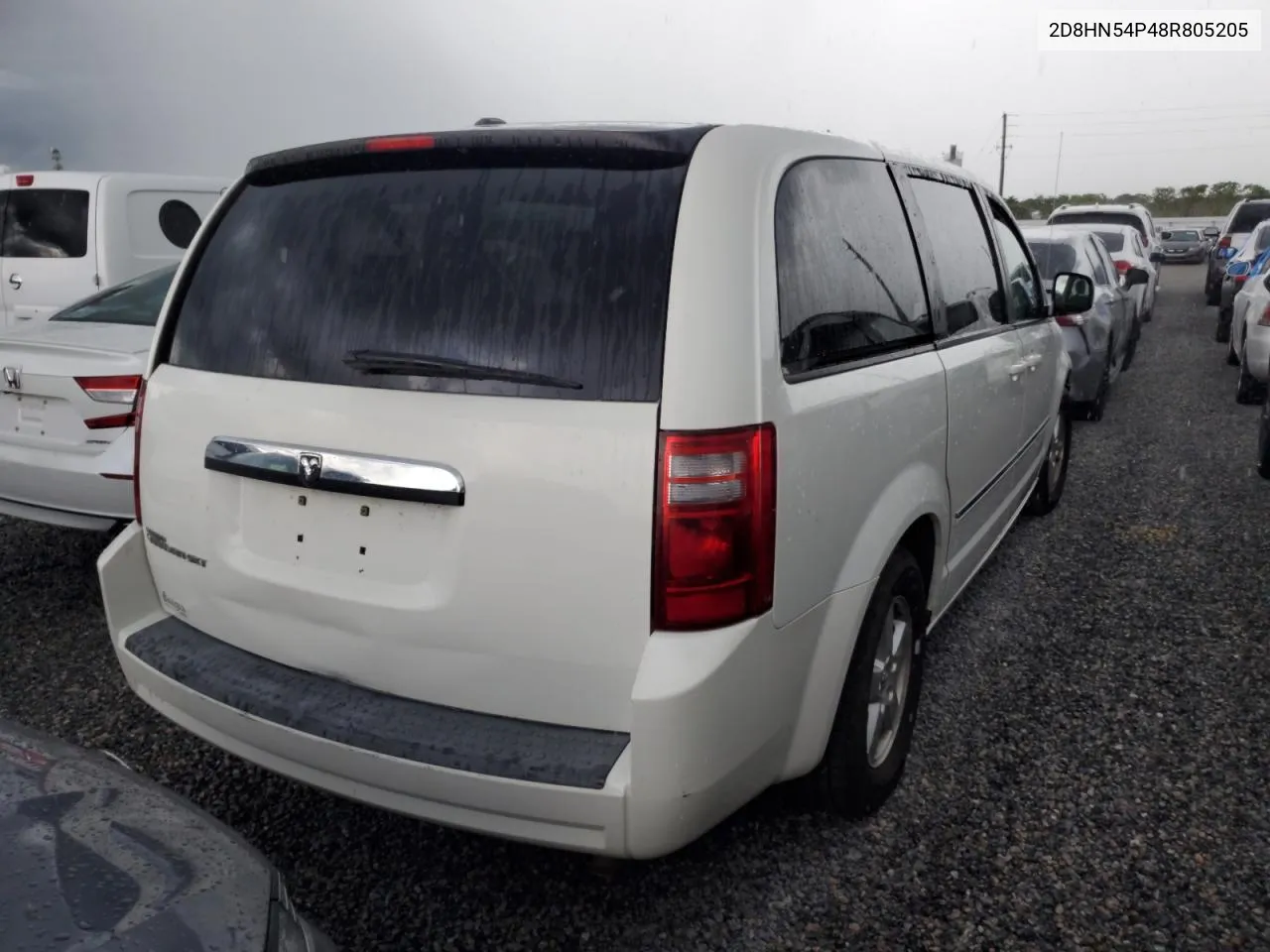 2D8HN54P48R805205 2008 Dodge Grand Caravan Sxt