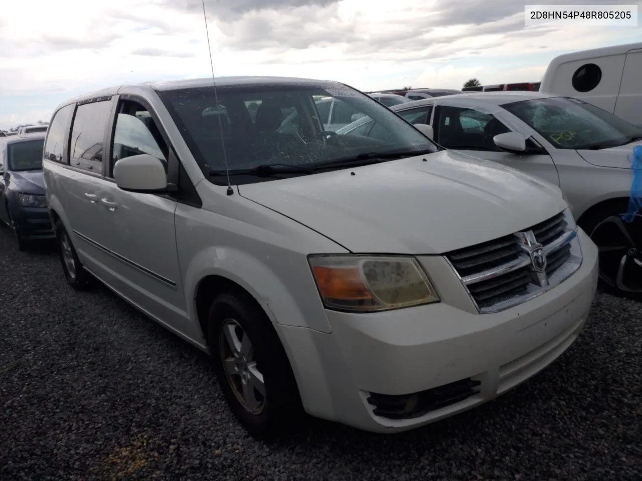 2008 Dodge Grand Caravan Sxt VIN: 2D8HN54P48R805205 Lot: 73860734