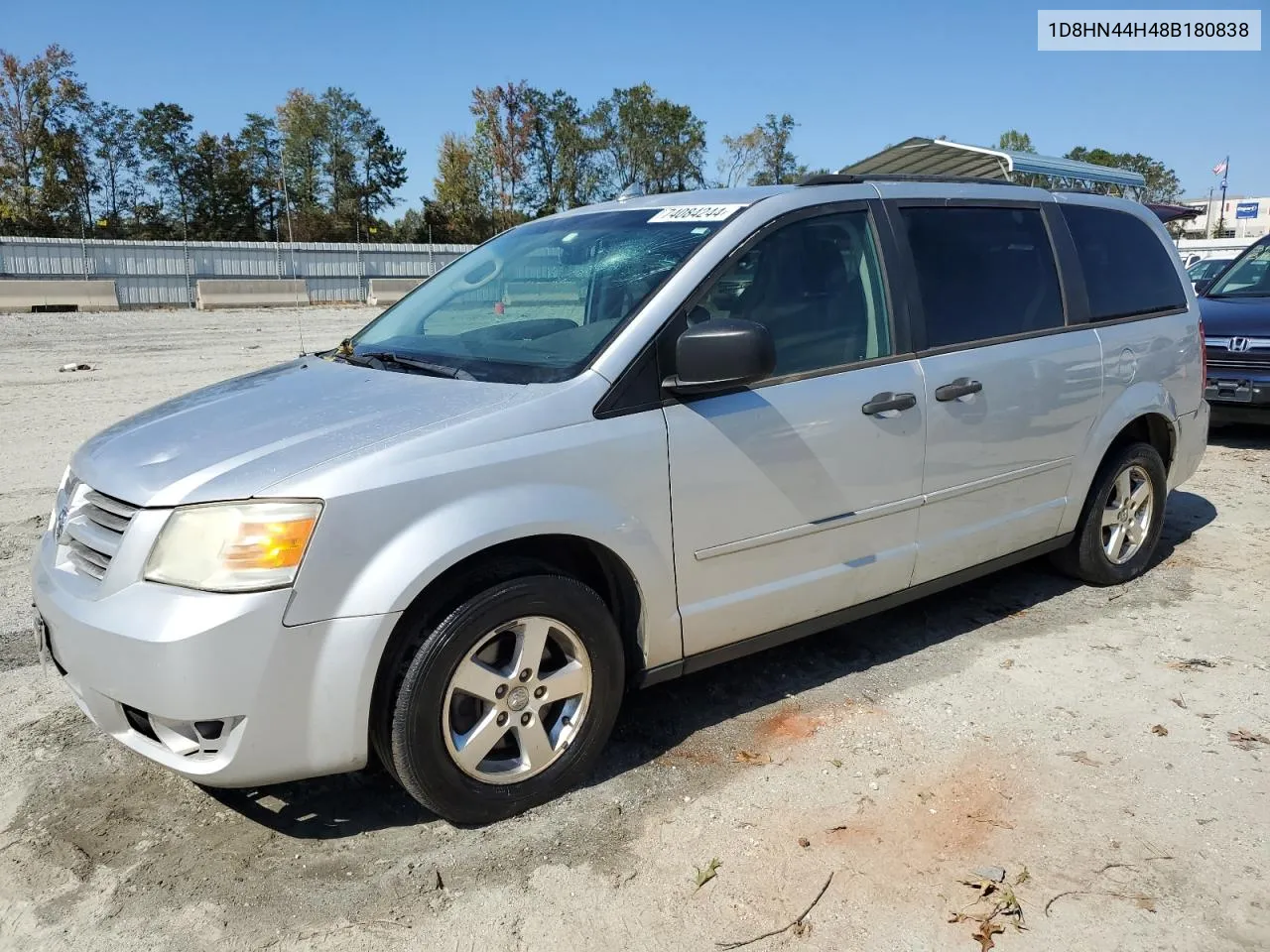 2008 Dodge Grand Caravan Se VIN: 1D8HN44H48B180838 Lot: 74084244