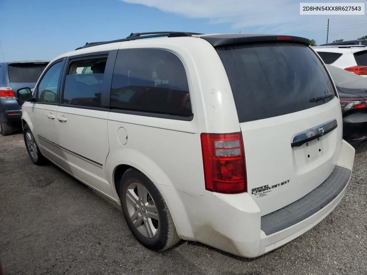 2008 Dodge Grand Caravan Sxt VIN: 2D8HN54XX8R627543 Lot: 74206644