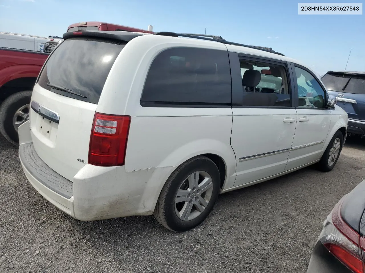 2008 Dodge Grand Caravan Sxt VIN: 2D8HN54XX8R627543 Lot: 74206644