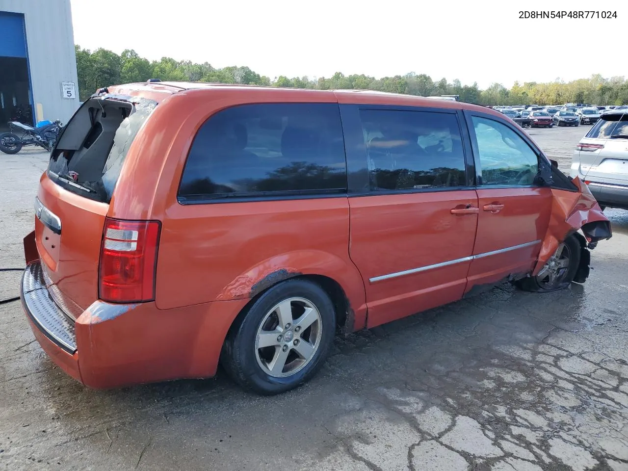 2008 Dodge Grand Caravan Sxt VIN: 2D8HN54P48R771024 Lot: 74261144