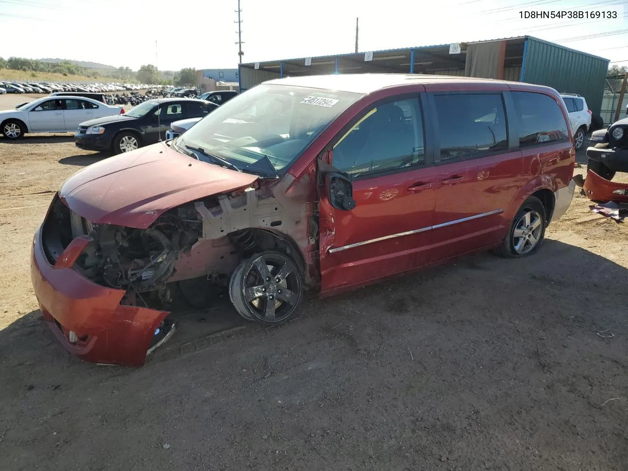 2008 Dodge Grand Caravan Sxt VIN: 1D8HN54P38B169133 Lot: 74517294