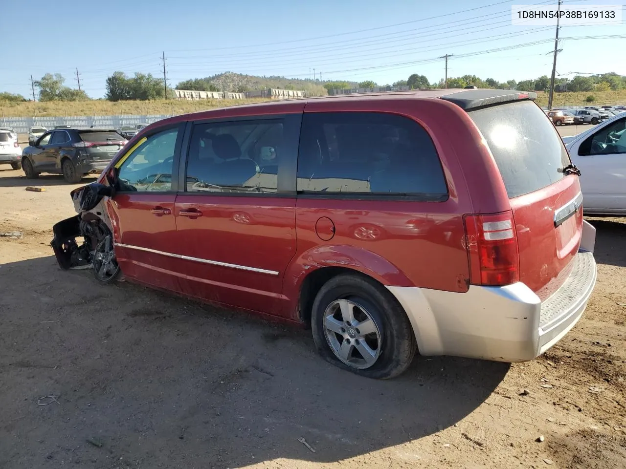 2008 Dodge Grand Caravan Sxt VIN: 1D8HN54P38B169133 Lot: 74517294