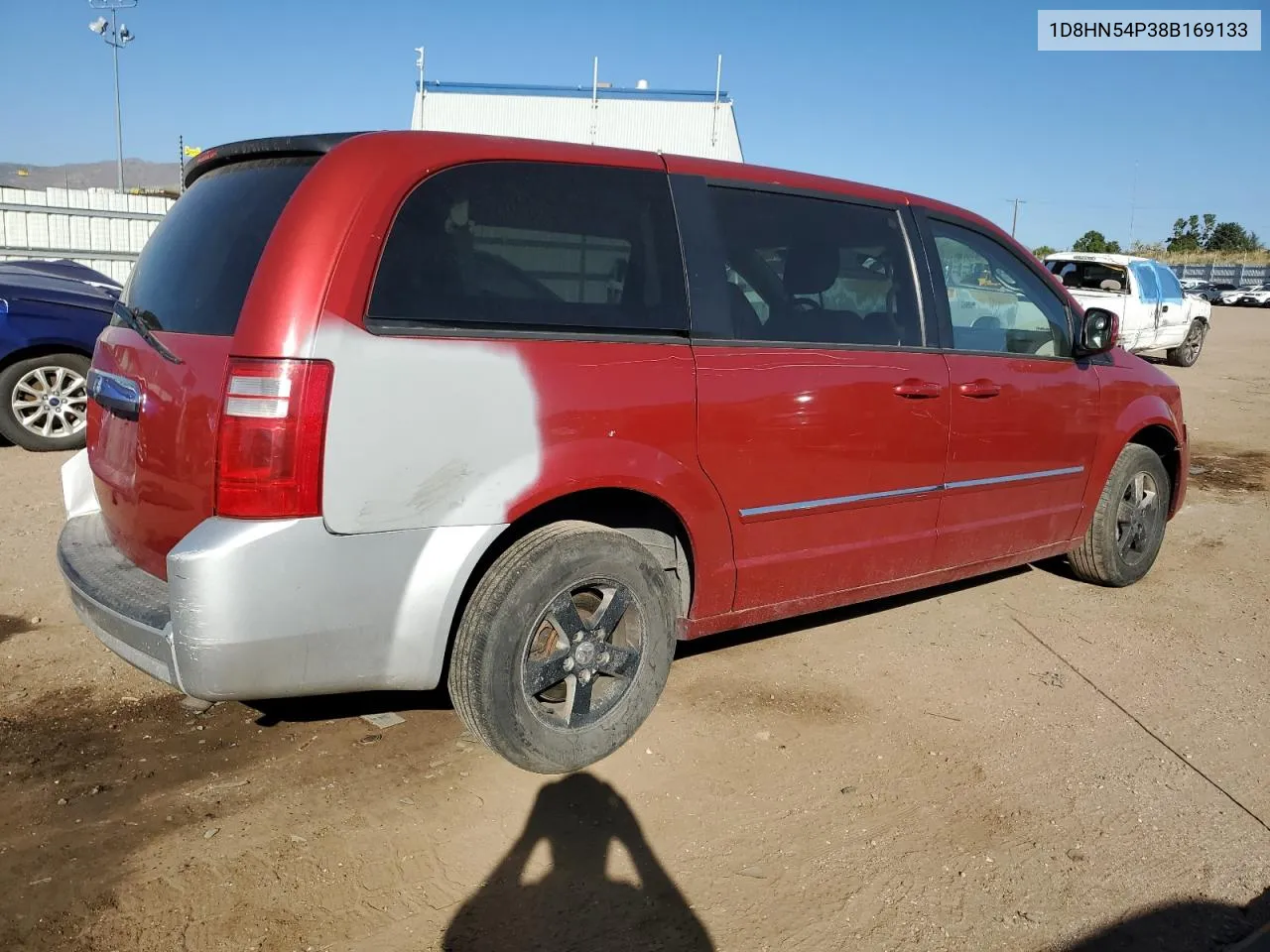 2008 Dodge Grand Caravan Sxt VIN: 1D8HN54P38B169133 Lot: 74517294