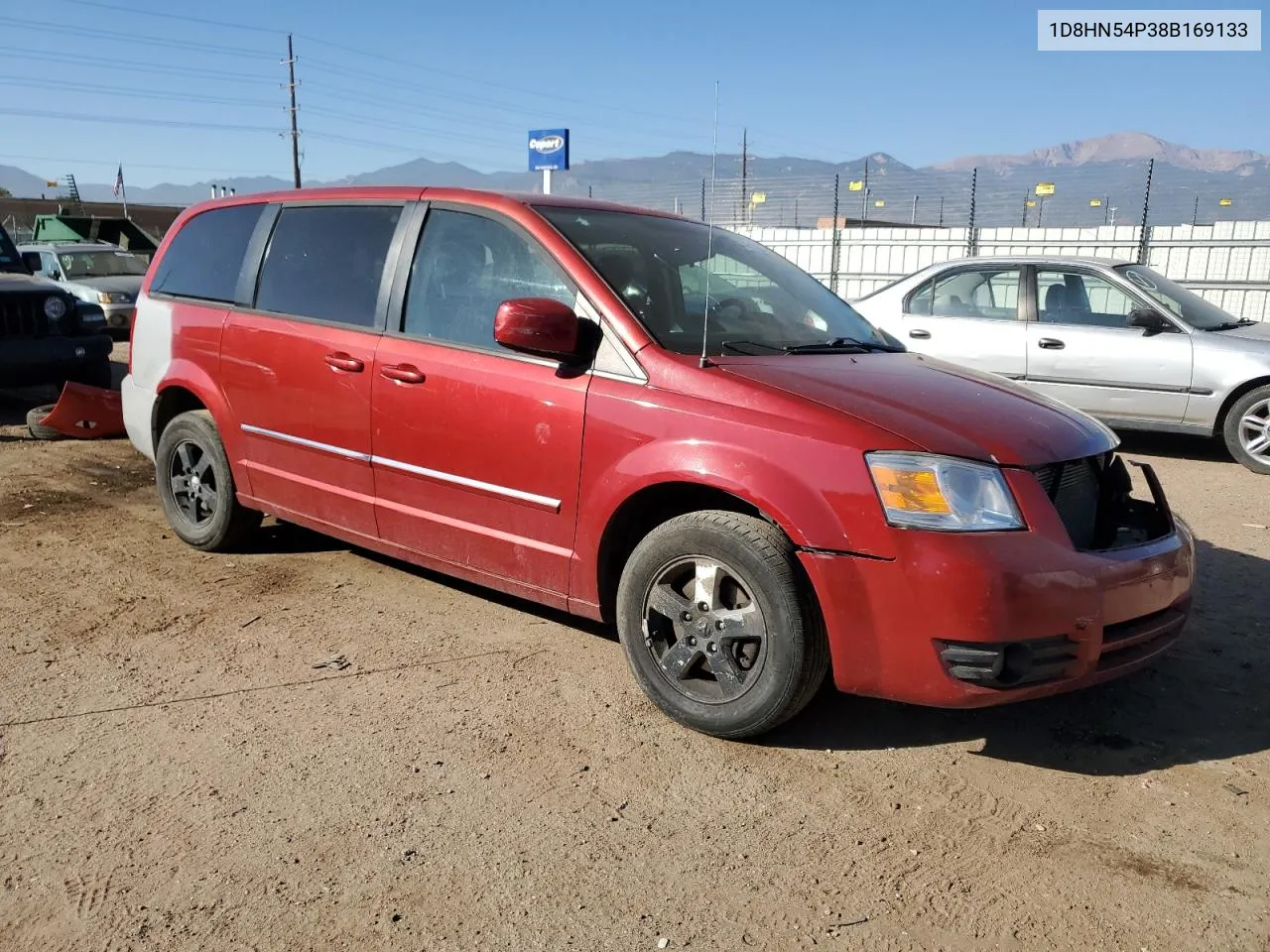 2008 Dodge Grand Caravan Sxt VIN: 1D8HN54P38B169133 Lot: 74517294