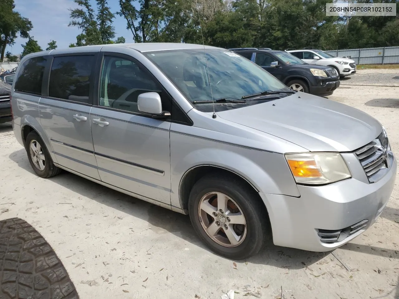 2008 Dodge Grand Caravan Sxt VIN: 2D8HN54P08R102152 Lot: 75064504