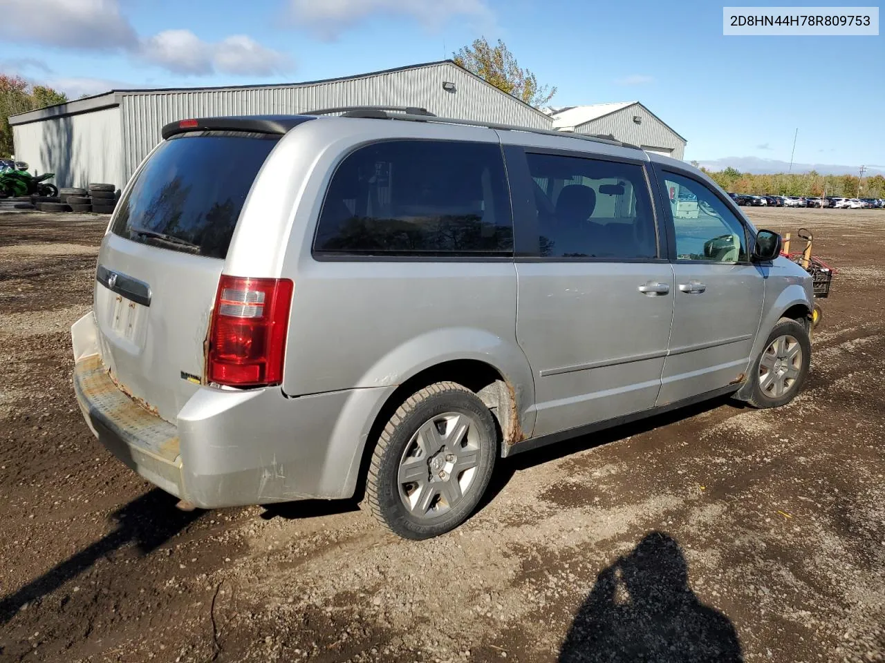 2008 Dodge Grand Caravan Se VIN: 2D8HN44H78R809753 Lot: 75410134