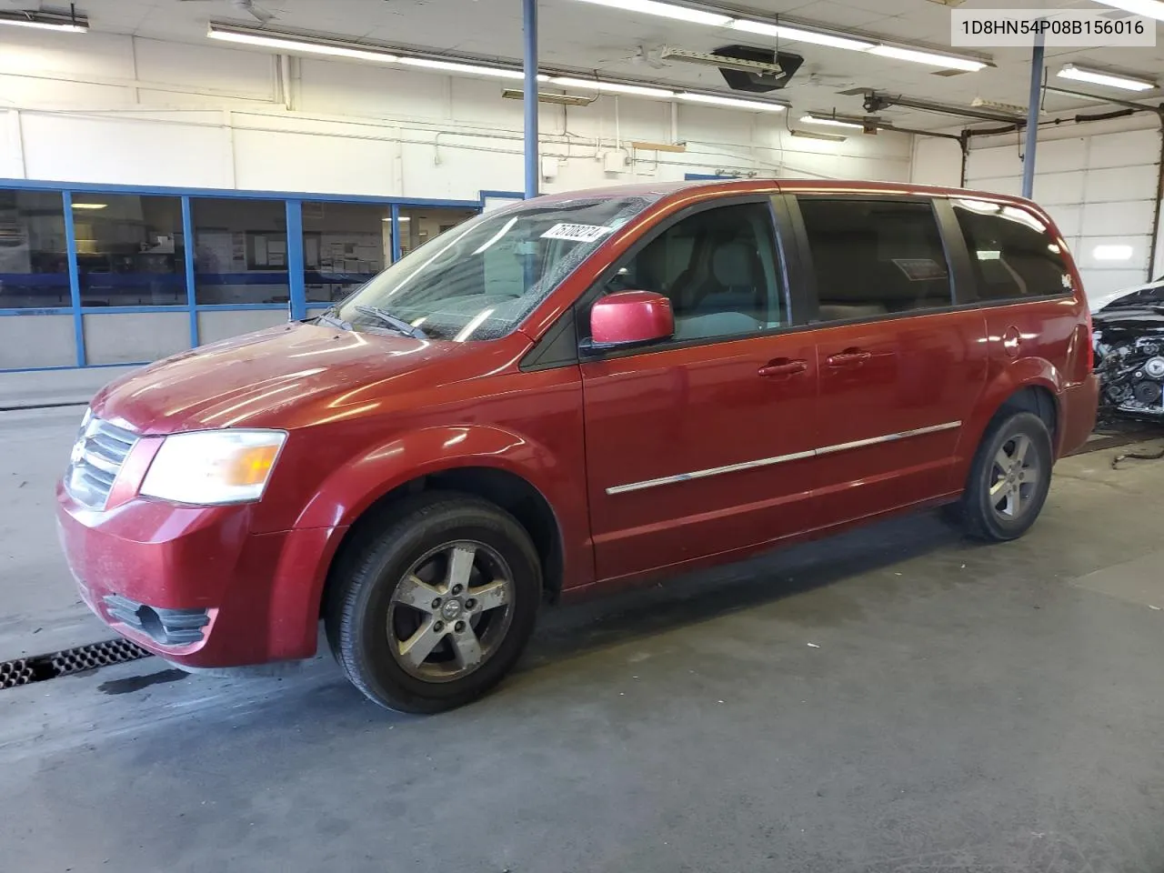 2008 Dodge Grand Caravan Sxt VIN: 1D8HN54P08B156016 Lot: 75708274