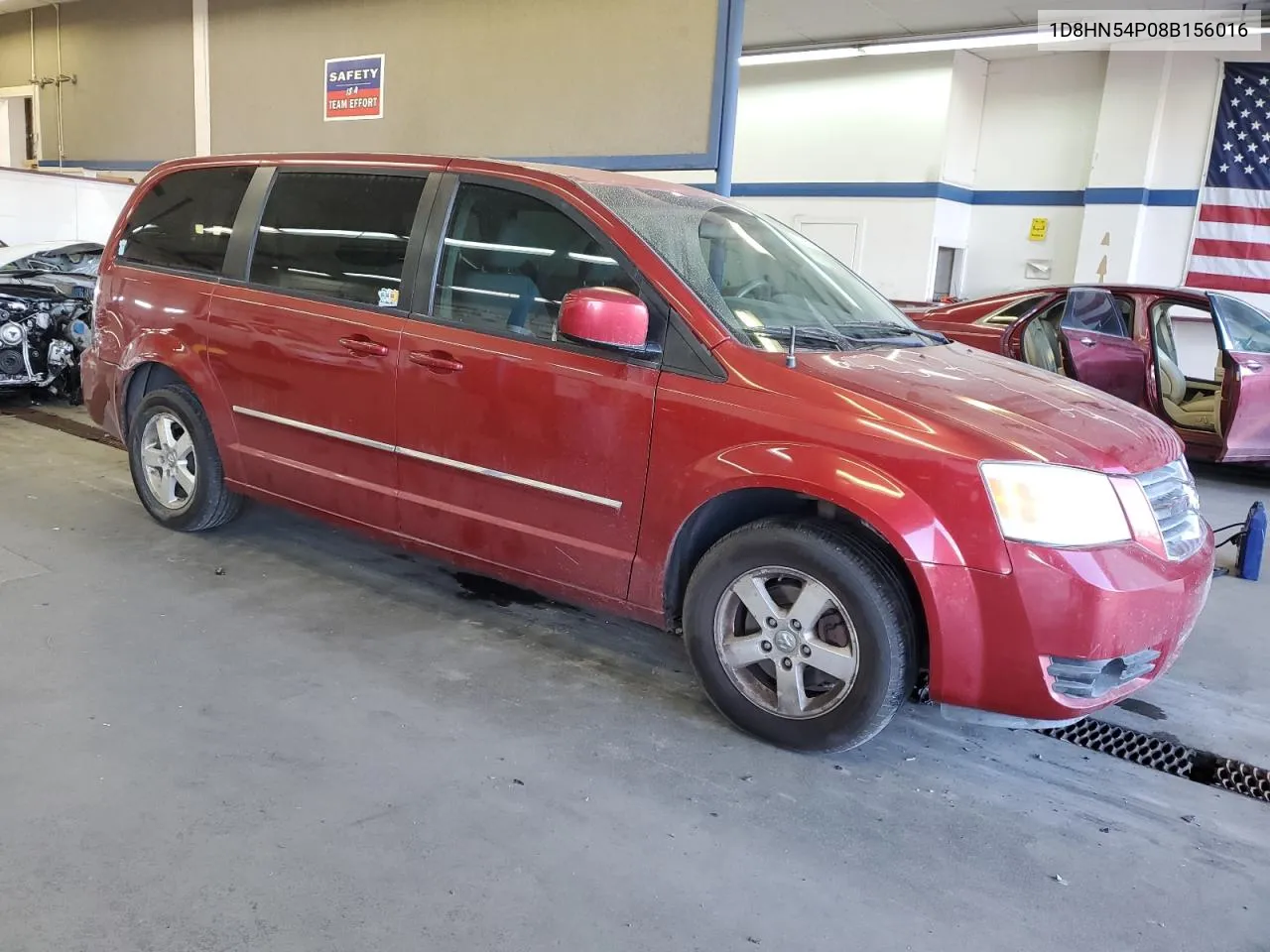 2008 Dodge Grand Caravan Sxt VIN: 1D8HN54P08B156016 Lot: 75708274