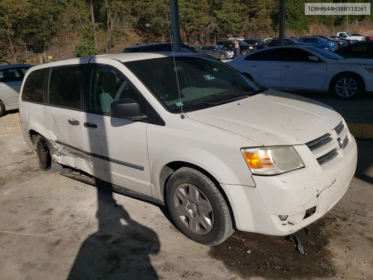 2008 Dodge Grand Caravan Se VIN: 1D8HN44H38B113261 Lot: 75747294