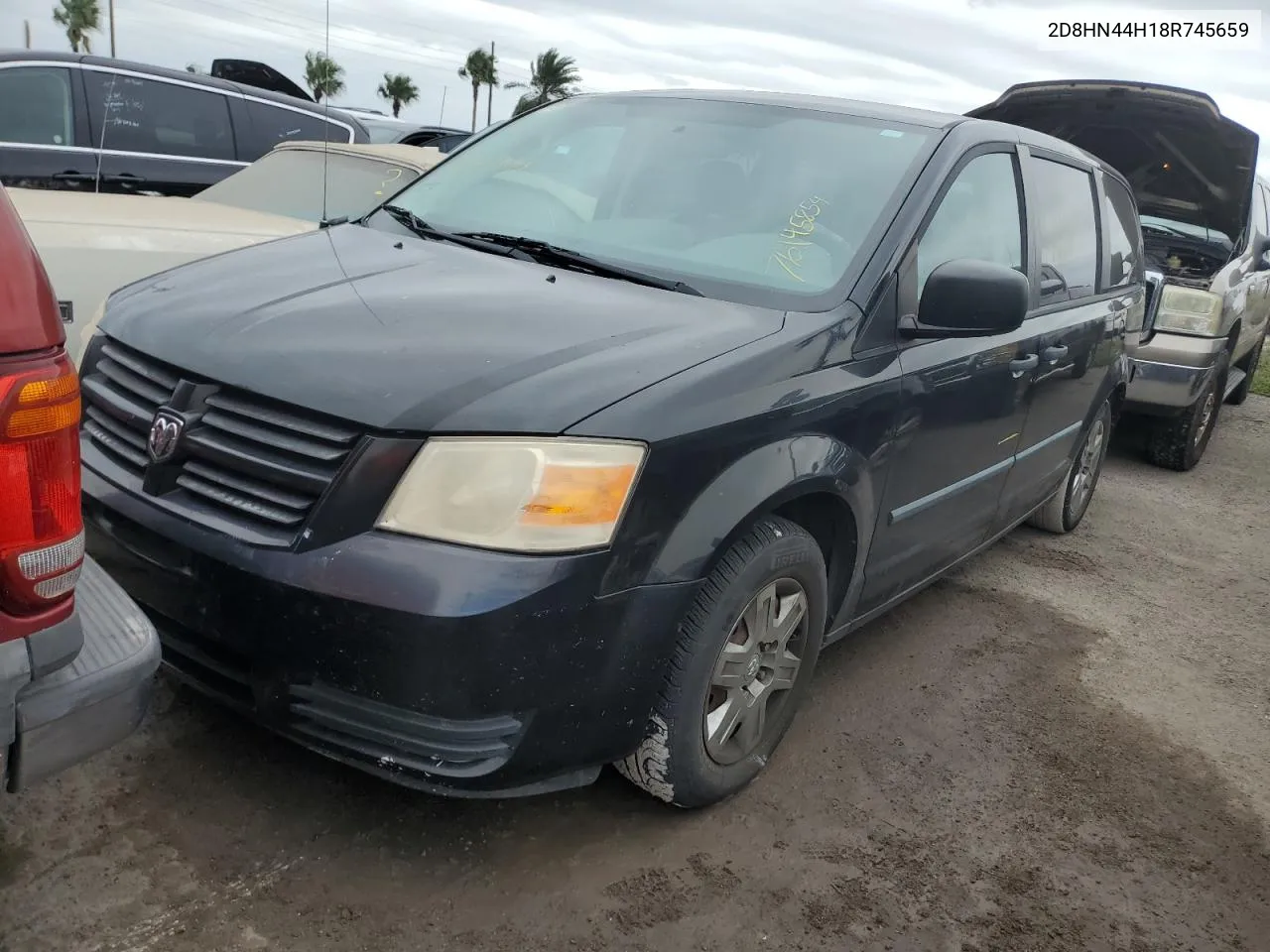 2008 Dodge Grand Caravan Se VIN: 2D8HN44H18R745659 Lot: 76145854