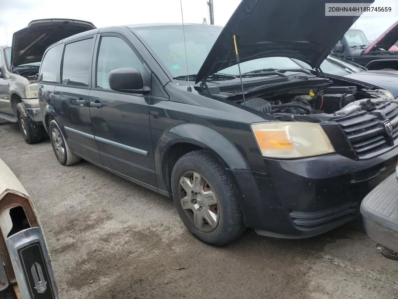 2008 Dodge Grand Caravan Se VIN: 2D8HN44H18R745659 Lot: 76145854