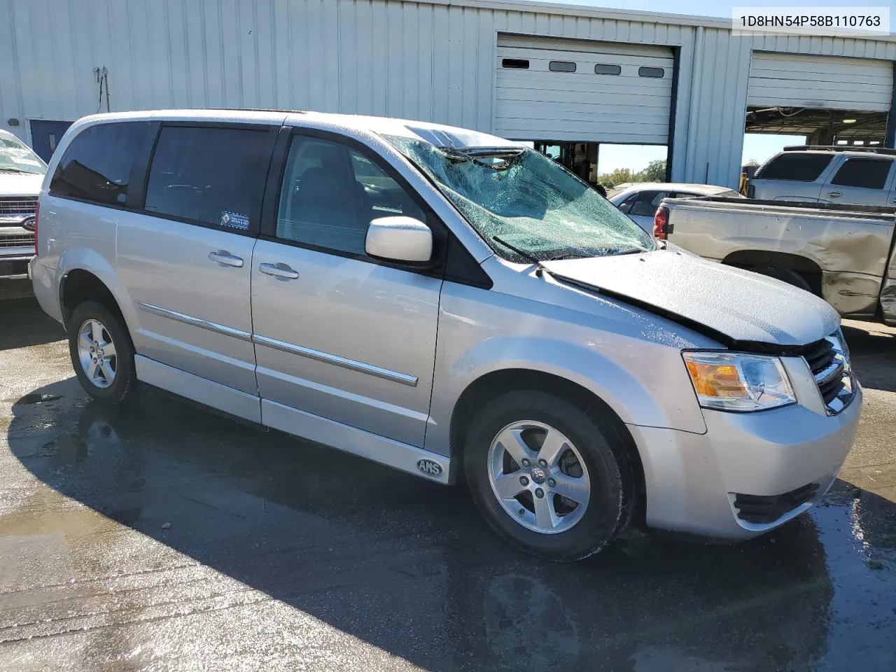 2008 Dodge Grand Caravan Sxt VIN: 1D8HN54P58B110763 Lot: 76438784