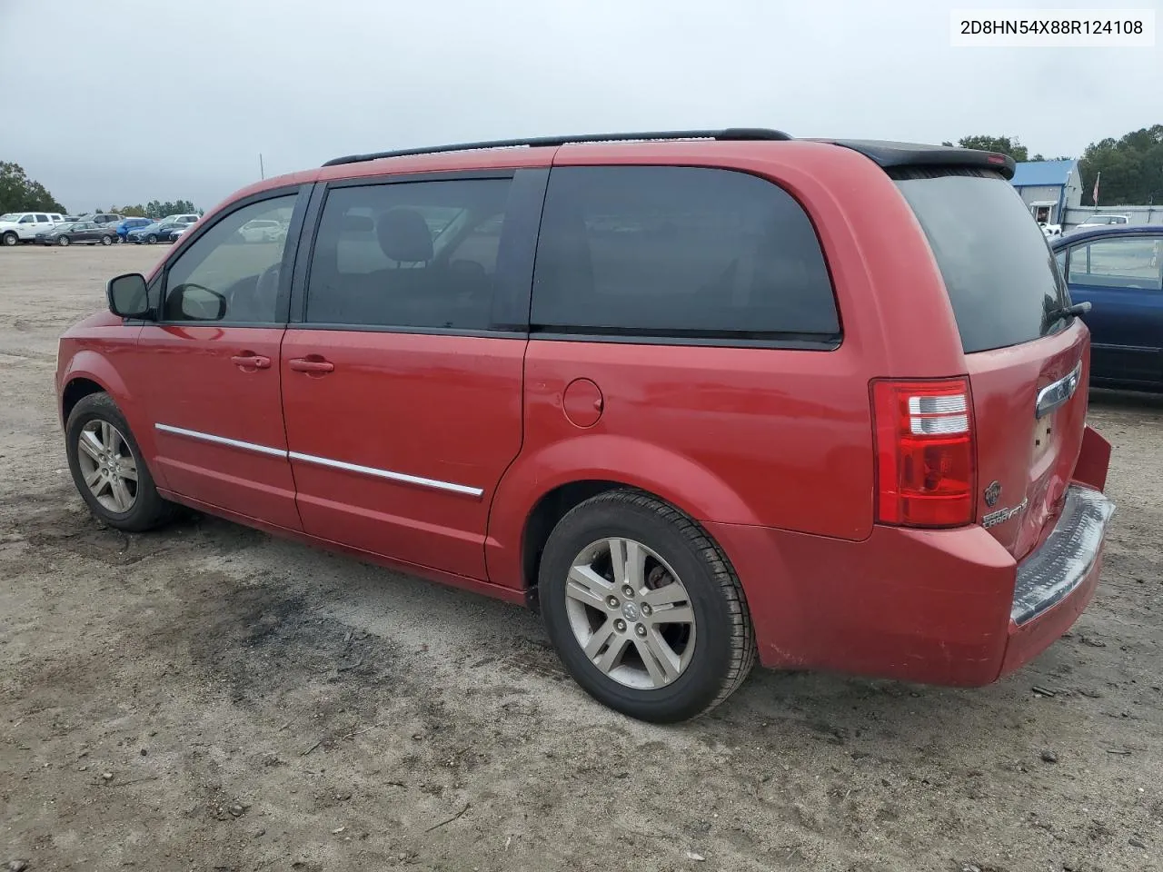 2008 Dodge Grand Caravan Sxt VIN: 2D8HN54X88R124108 Lot: 76550714