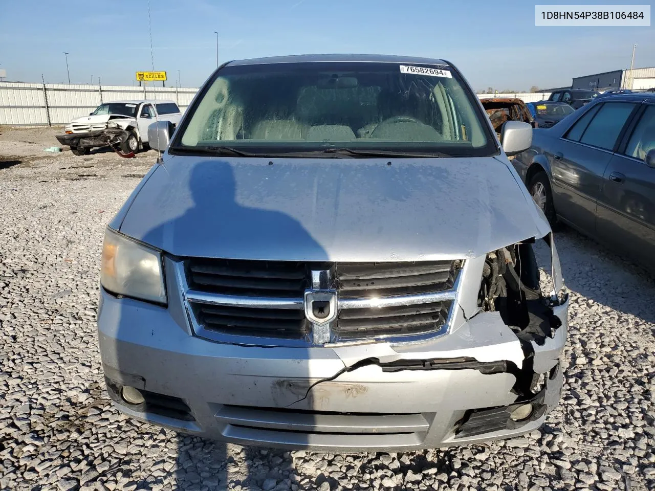 2008 Dodge Grand Caravan Sxt VIN: 1D8HN54P38B106484 Lot: 76582694