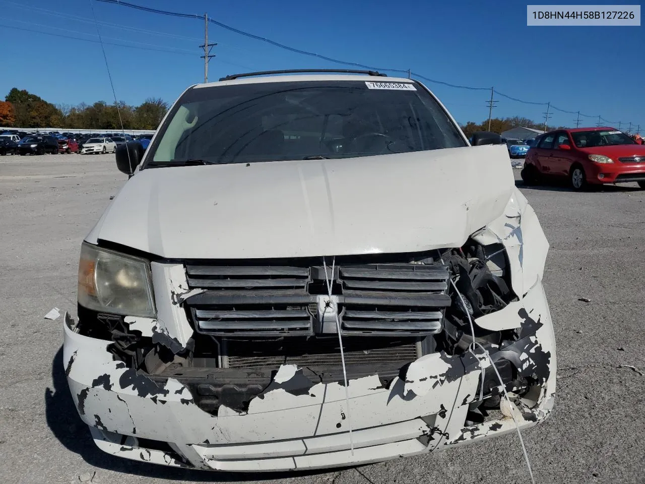 2008 Dodge Grand Caravan Se VIN: 1D8HN44H58B127226 Lot: 76665384