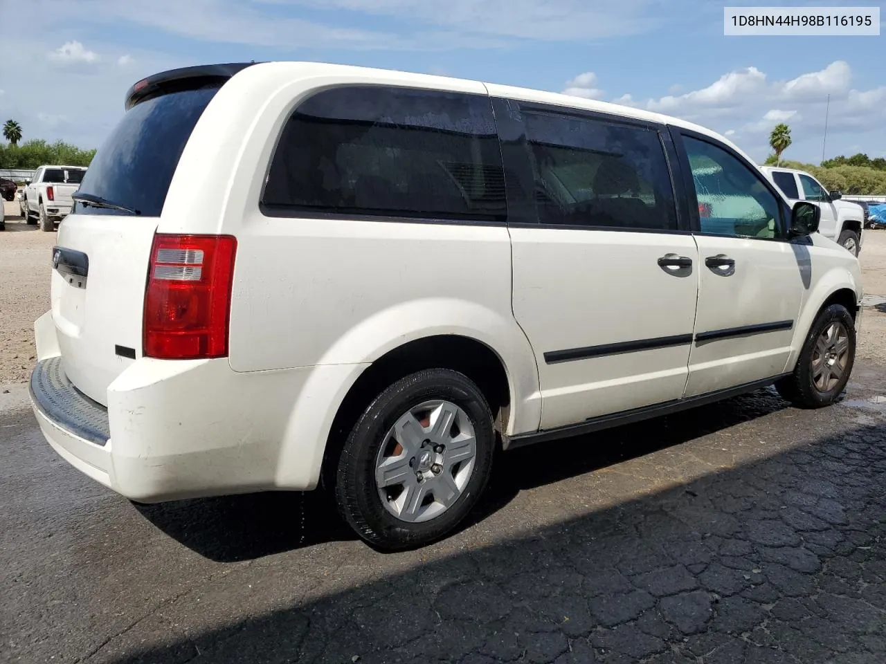 2008 Dodge Grand Caravan Se VIN: 1D8HN44H98B116195 Lot: 76790954